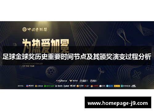 足球金球奖历史重要时间节点及其颁奖演变过程分析